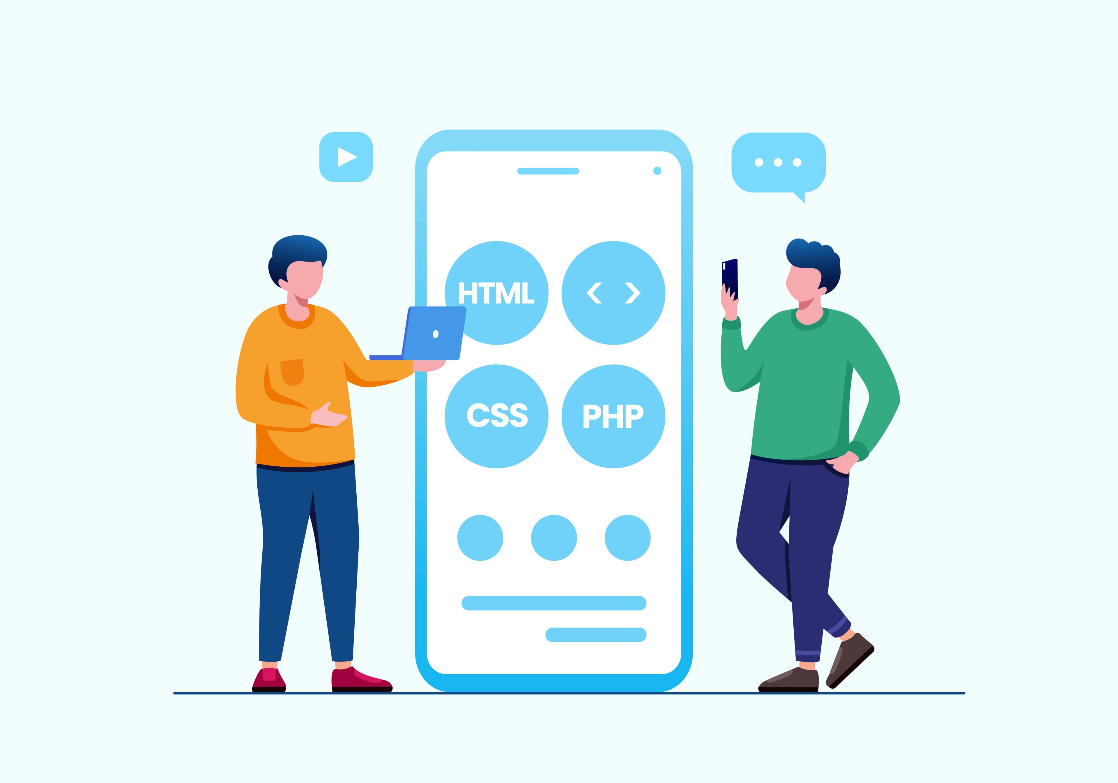 チームでプロジェクトを進めるイメージ